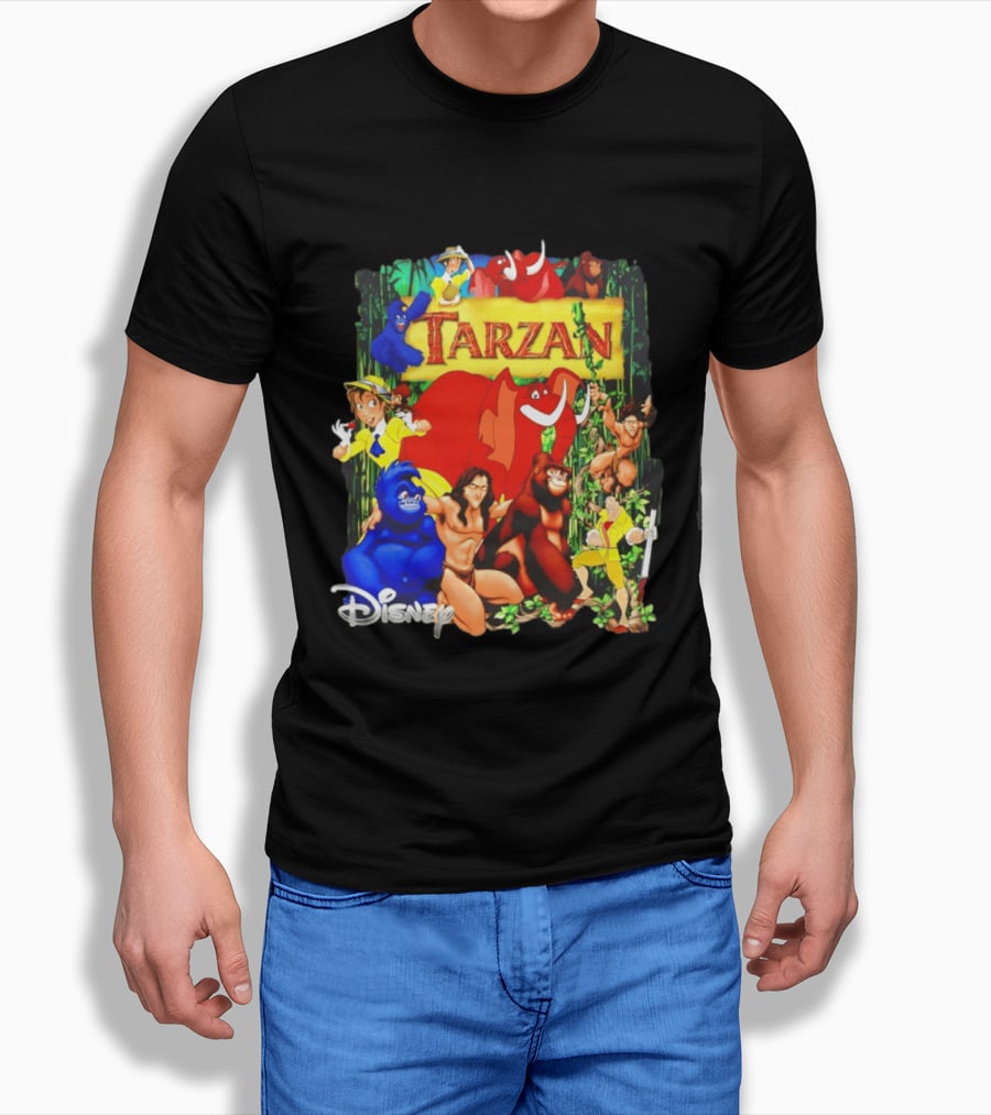 Disney Tarzan Characters Jane Porter Terk Adventure T-Shirt