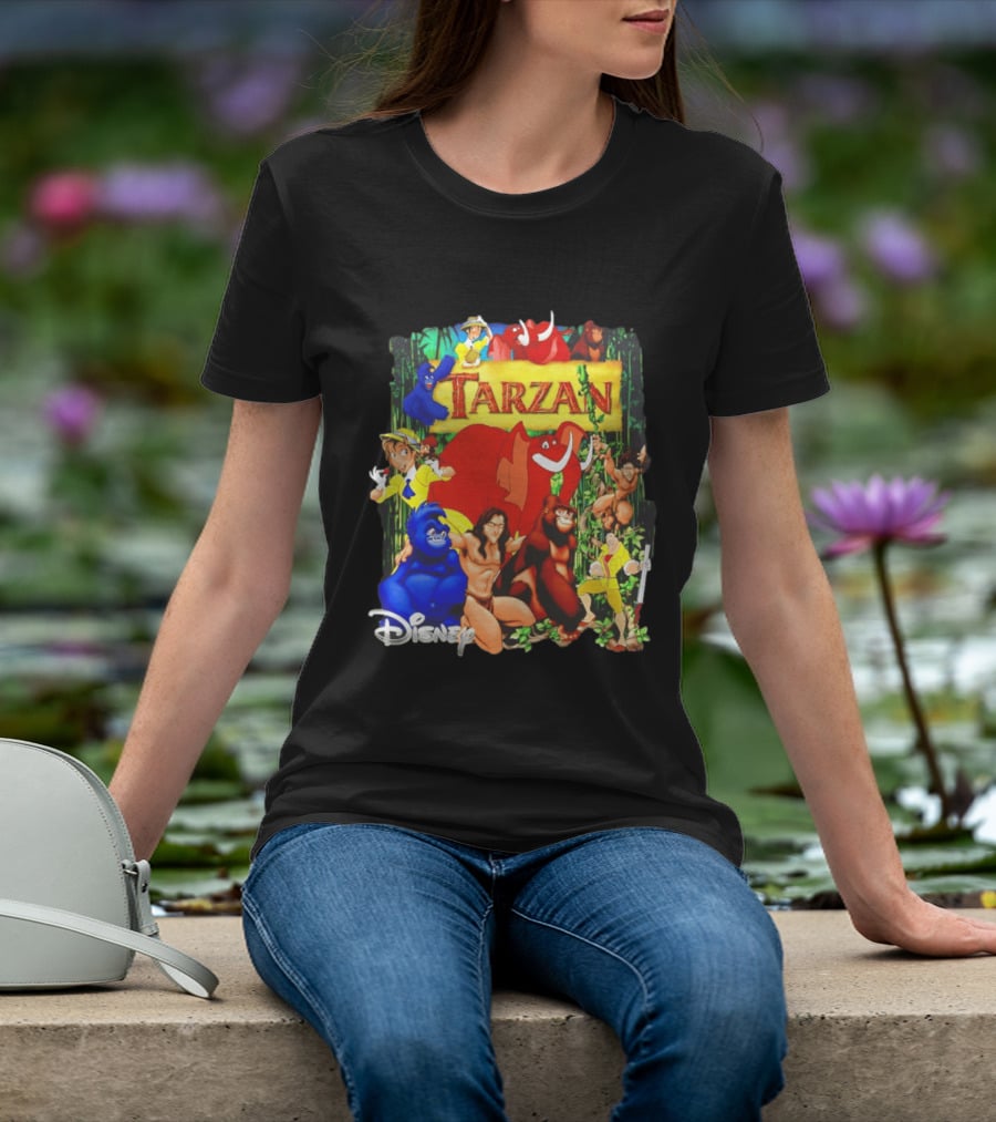 Disney Tarzan Characters Jane Porter Terk Adventure T-Shirt
