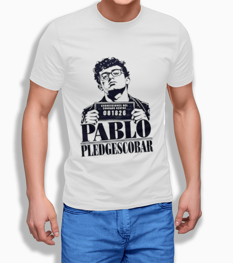 Agostino Abbatiello Pablo Pledgescobar Shot 081326 White Out T-Shirt