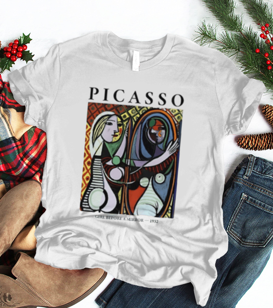 Pablo Picasso Girl Before A Mirror Painting T-Shirt