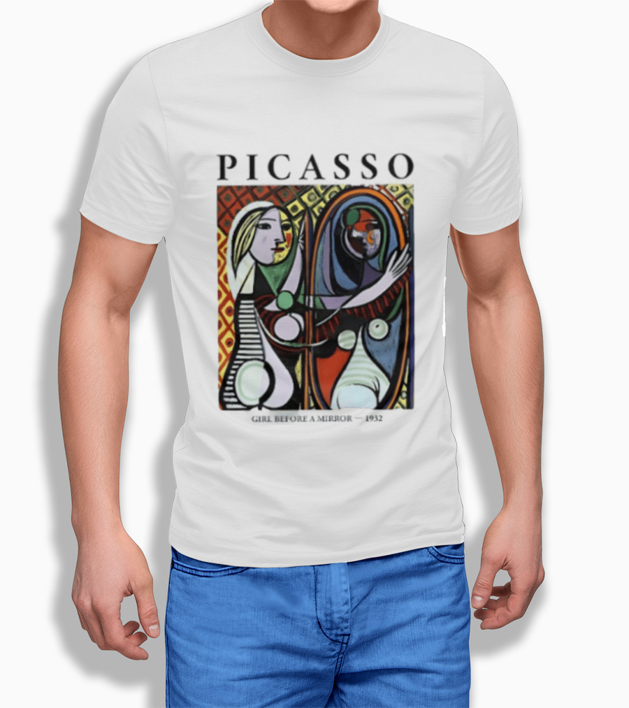 Pablo Picasso Girl Before A Mirror Painting T-Shirt