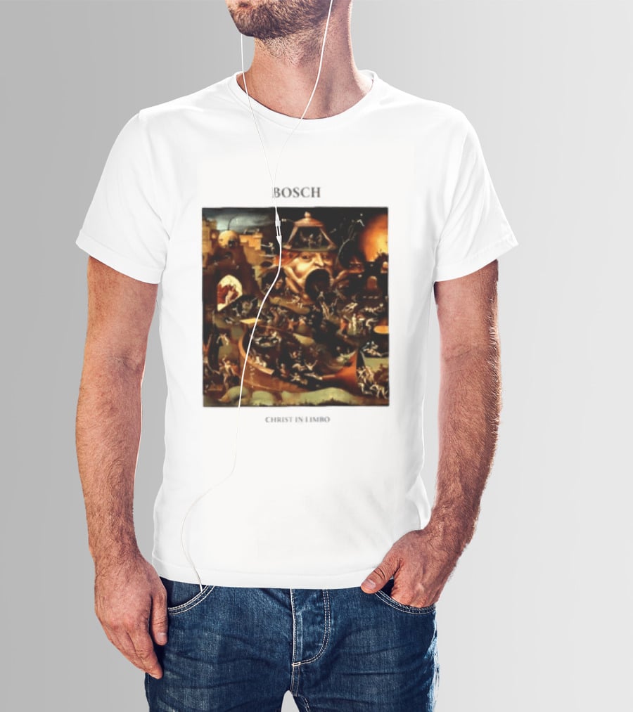 Hieronymus Bosch Christ In Limbo Medieval Painting Print T-Shirt