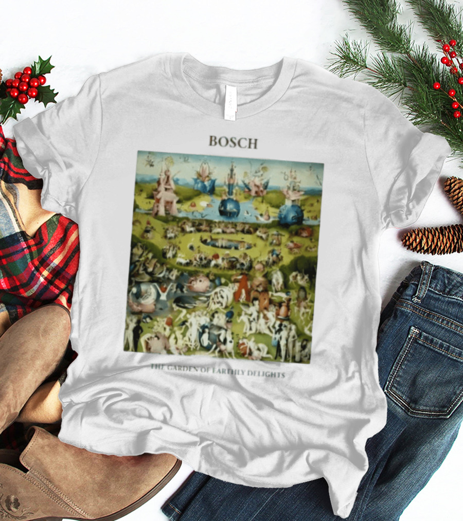 Bosch The Garden Of Earthly Delights Painting T-Shirt