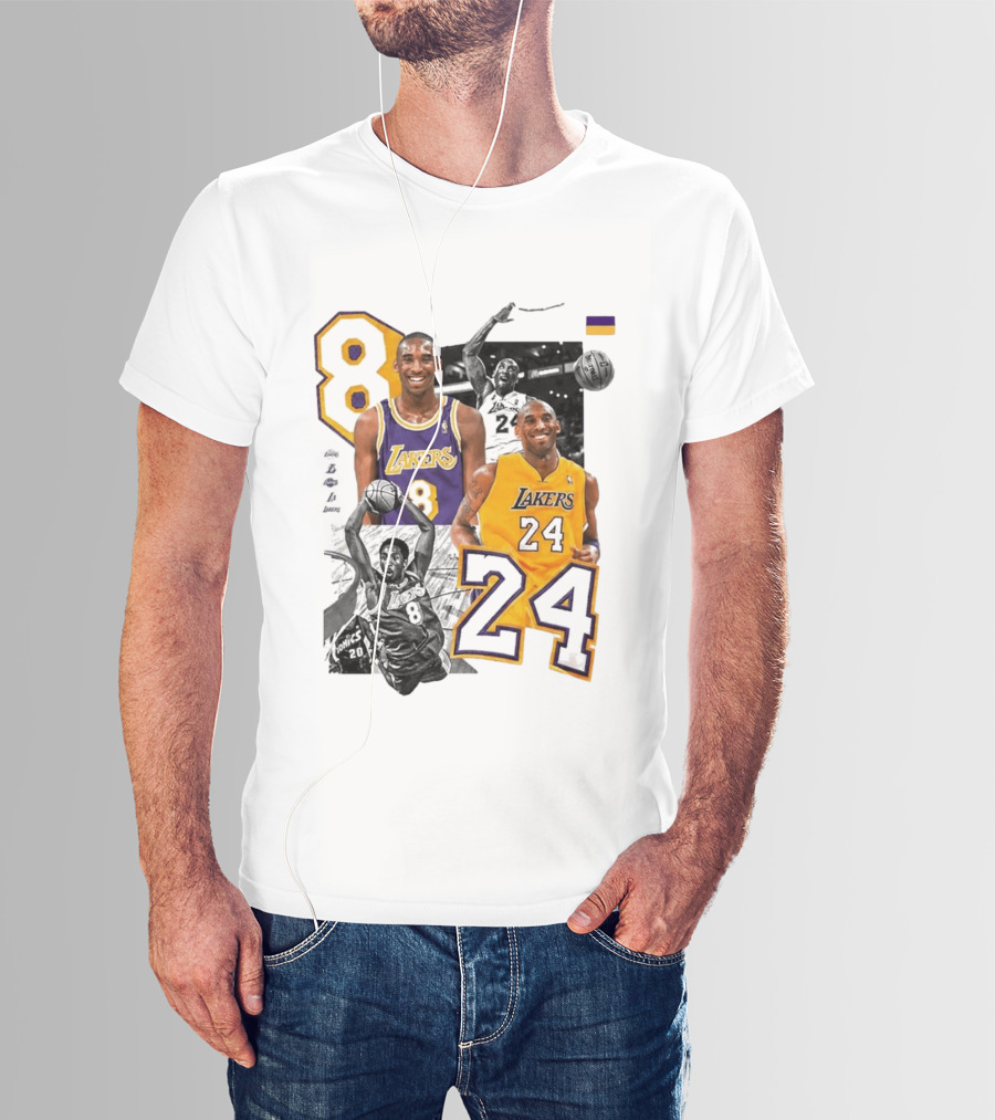 Kobe Bryant Los Angeles Lakers 8 24 Mamba Day T-Shirt