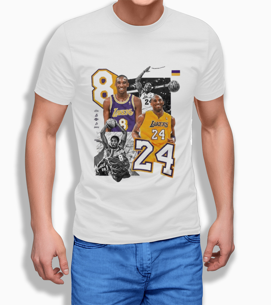 Kobe Bryant Los Angeles Lakers 8 24 Mamba Day T-Shirt