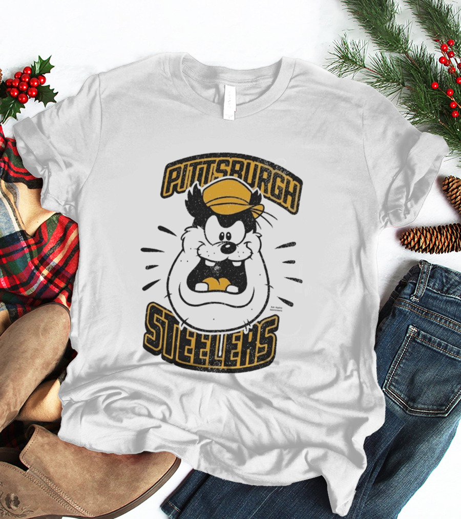 Pittsburgh Steelers Pete Character Yellow Hat T-Shirt