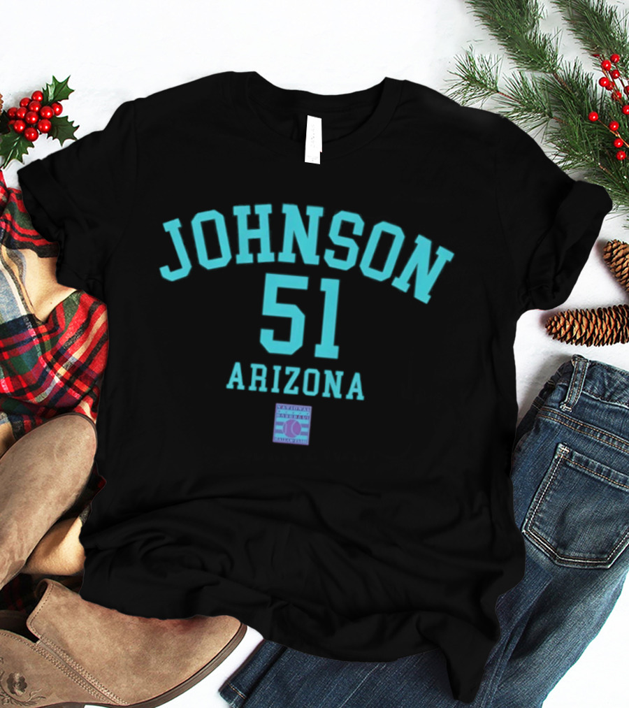 Arizona Johnson 51 October's Finest Baseball T-Shirt