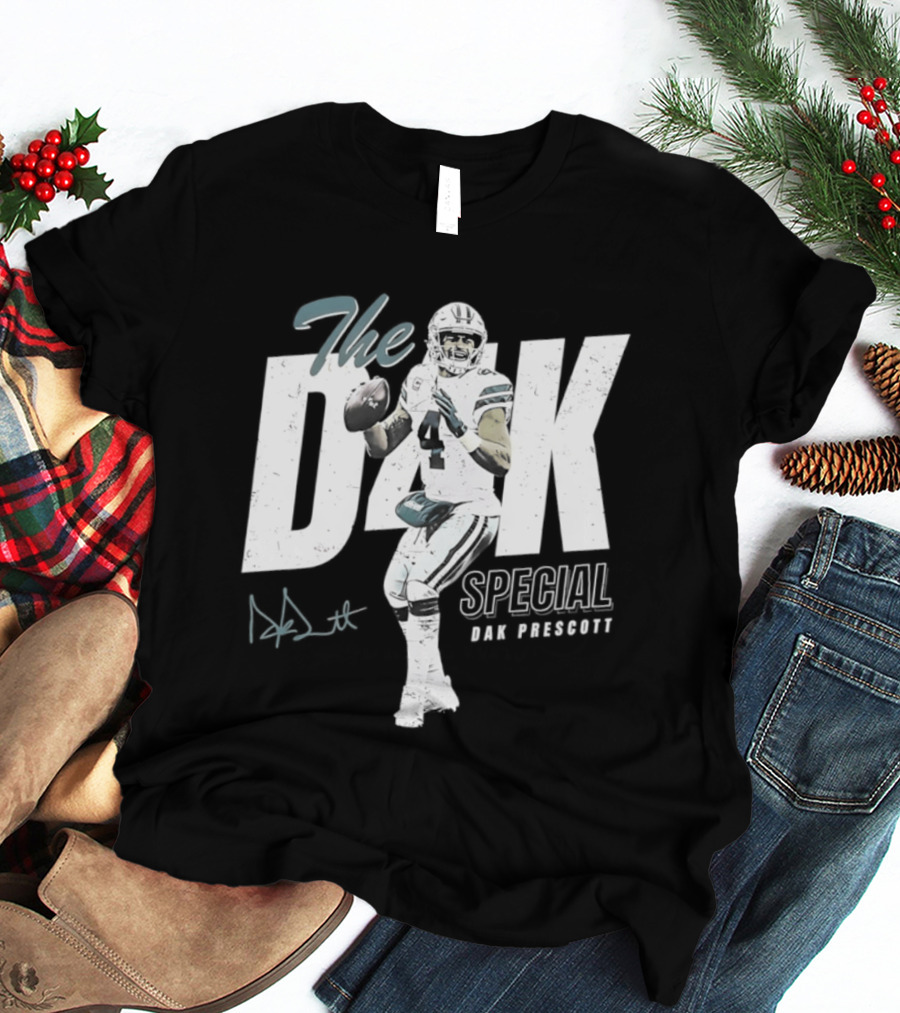 The D4k Special Dak Prescott Dallas Cowboys Football Player T-Shirt