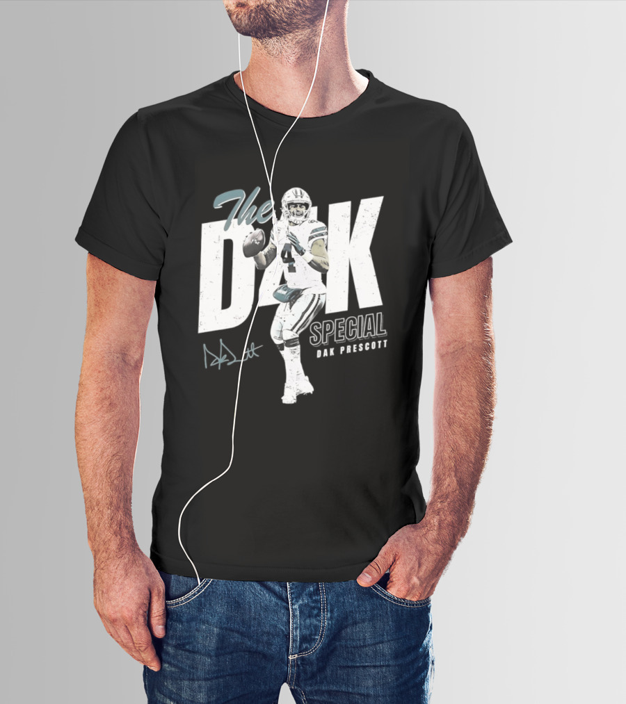 The D4k Special Dak Prescott Dallas Cowboys Football Player T-Shirt