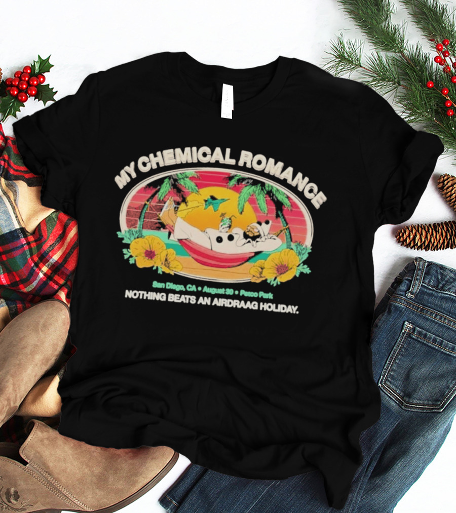 My Chemical Romance San Diego August 20 Arena Park Airdraag Holiday T-Shirt