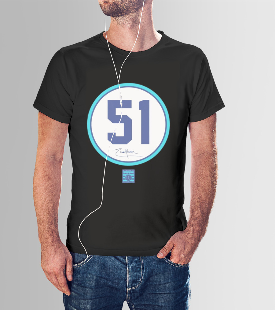 Randy Johnson Seattle Mariners 51 2015 National Baseball Hall Of Fame Induction T-Shirt