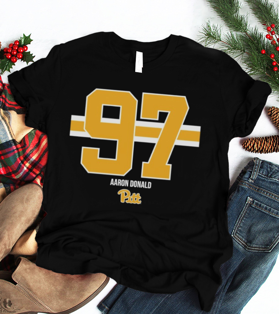 Aaron Donald 97 Pitt Panthers Football T-Shirt