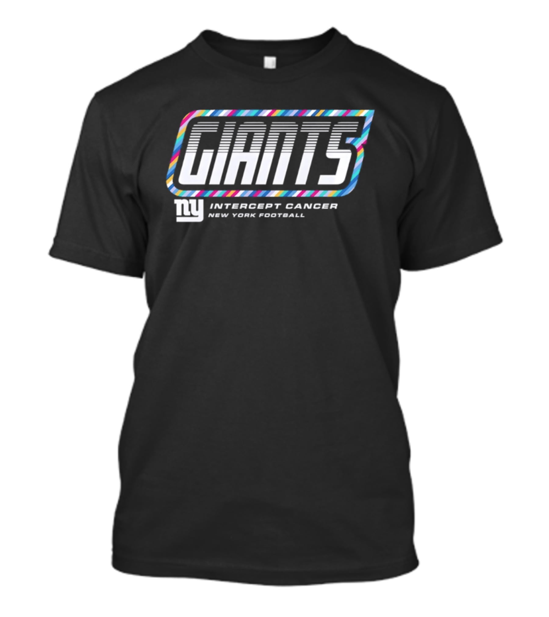 New York Giants Intercept Cancer New York Football Crucial Catch 2026 T-Shirt