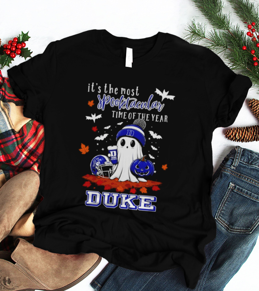 Duke Blue Devils Halloween Ghost Spooktacular Time Of The Year 2026 T-Shirt