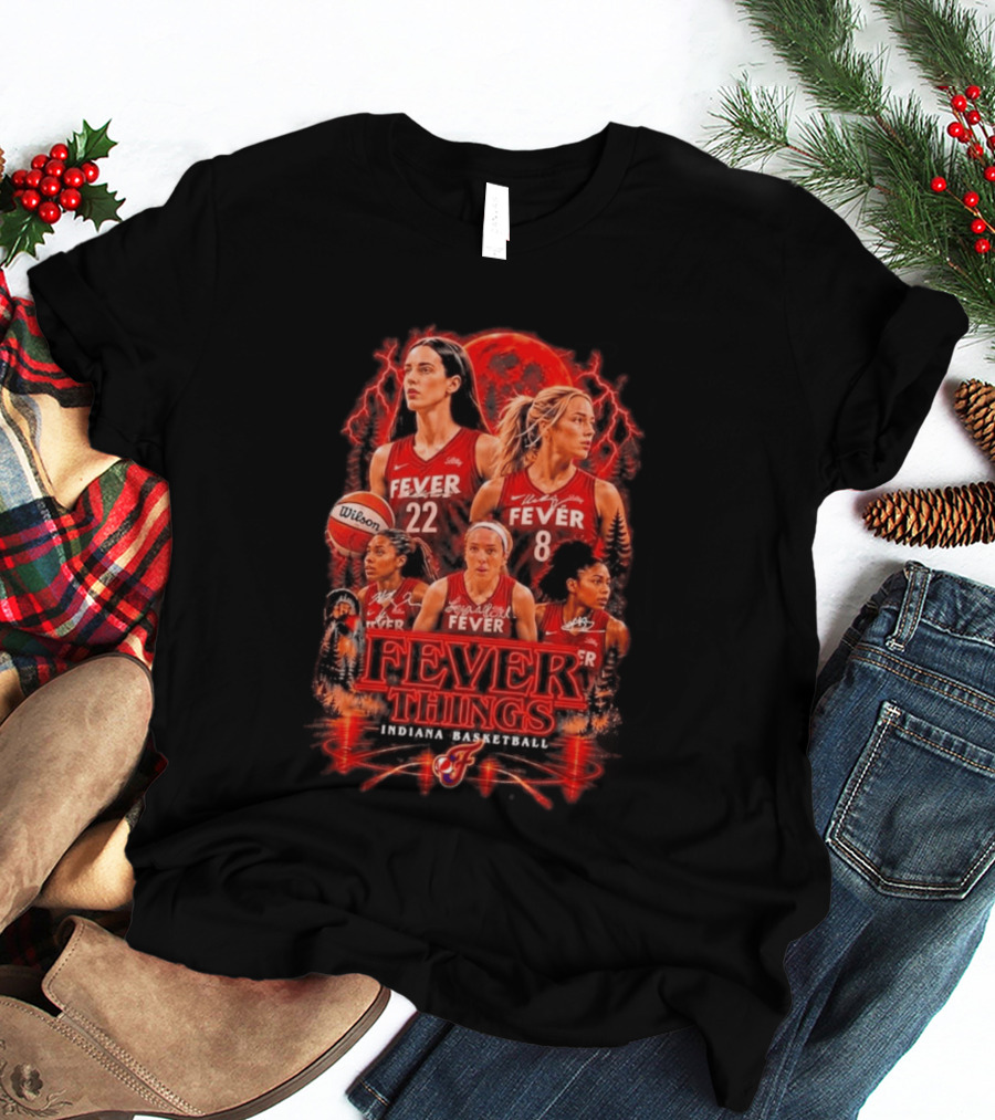 Fever Things Indiana Basketball Team Horror Wilson 22 8 T-Shirt