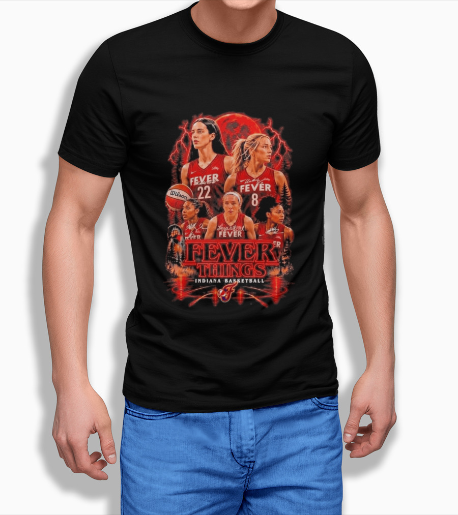 Fever Things Indiana Basketball Team Horror Wilson 22 8 T-Shirt