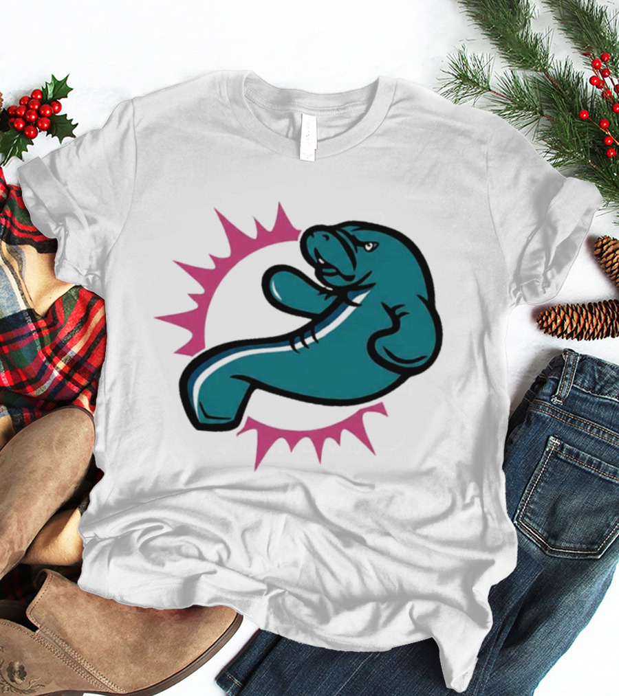 GTA VI Vice City Manatees Miami Dolphins Mashup T-Shirt