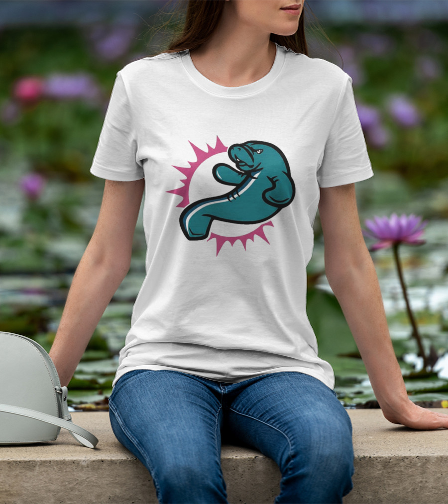 GTA VI Vice City Manatees Miami Dolphins Mashup T-Shirt