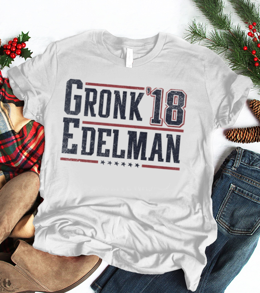 Gronk '18 Edelman New England Patriots Stars T-Shirt