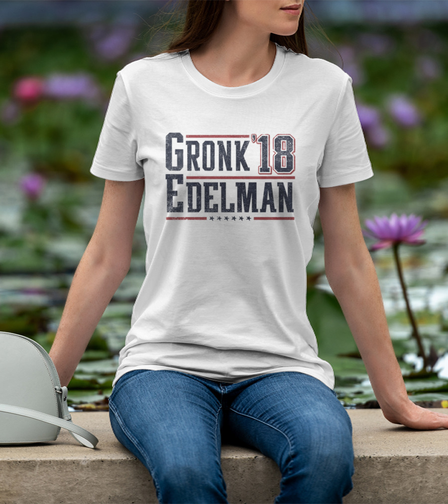 Gronk '18 Edelman New England Patriots Stars T-Shirt