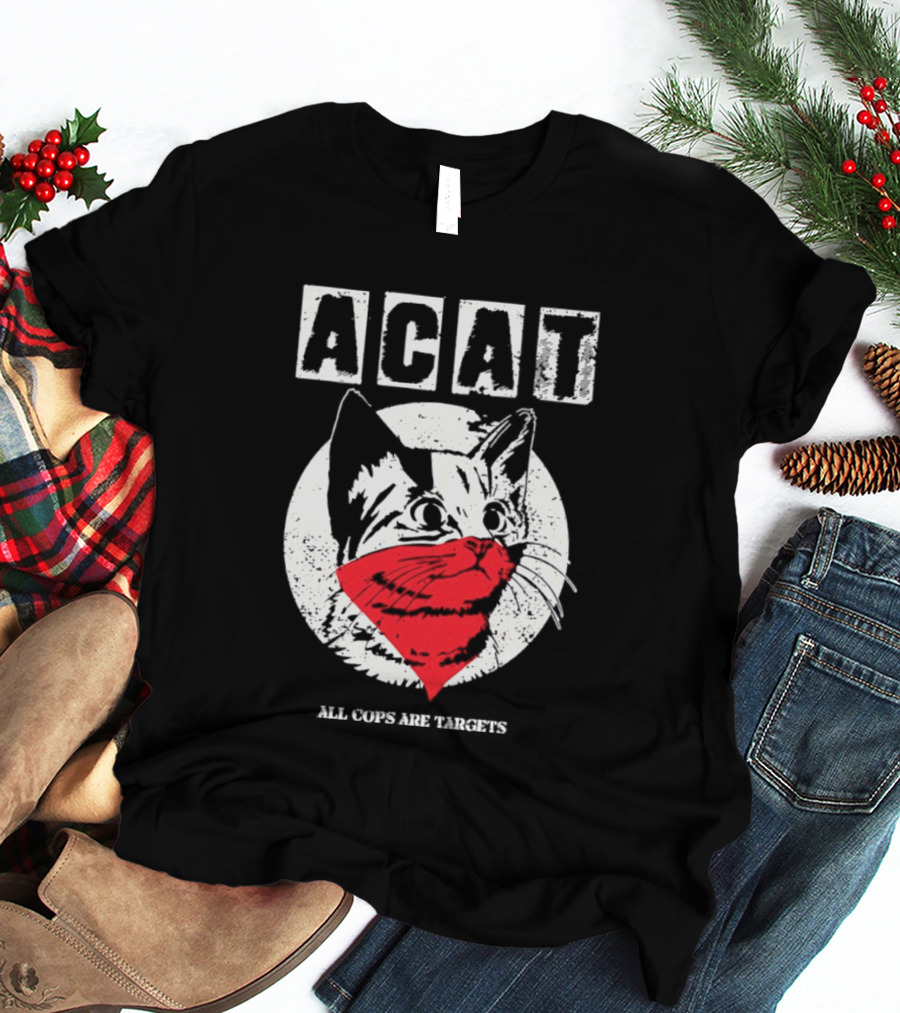 ACAT All Cops Are Targets Cat Bandana T-Shirt