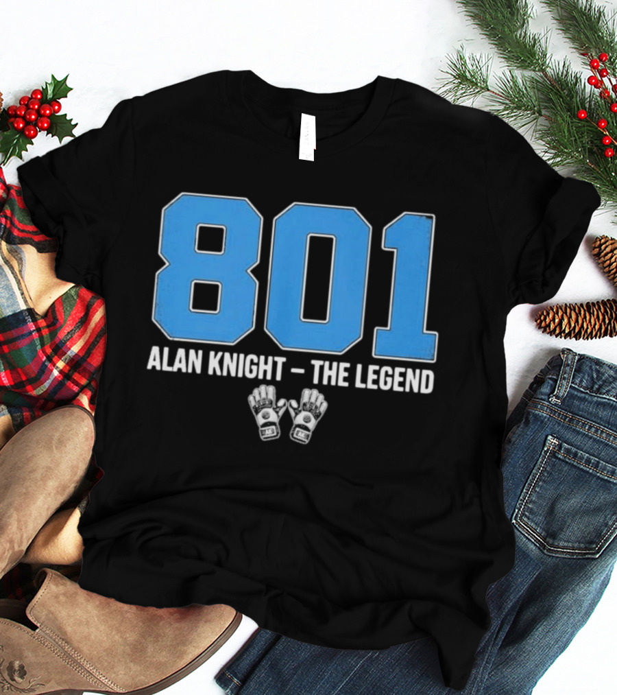 801 Alan Knight The Legend With Iconic Goalie Gloves T-Shirt