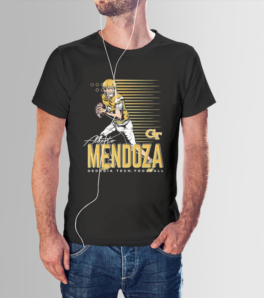 Alberto Mendoza Georgia Tech Football CT T-Shirt