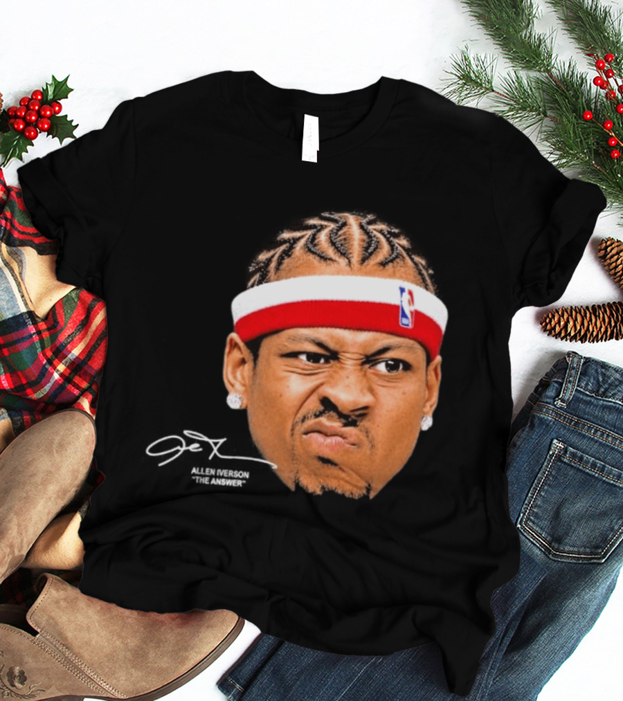 Allen Iverson The Answer NBA Headband T-Shirt