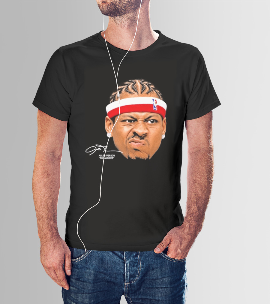 Allen Iverson The Answer NBA Headband T-Shirt