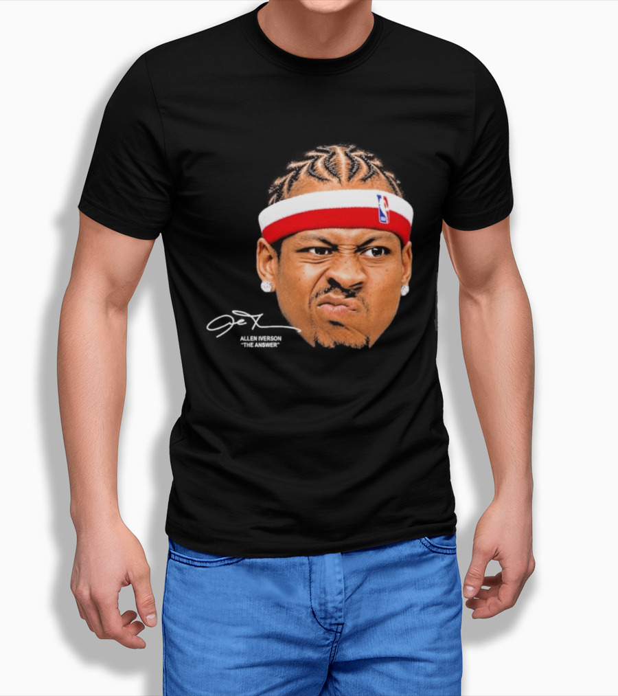 Allen Iverson The Answer NBA Headband T-Shirt