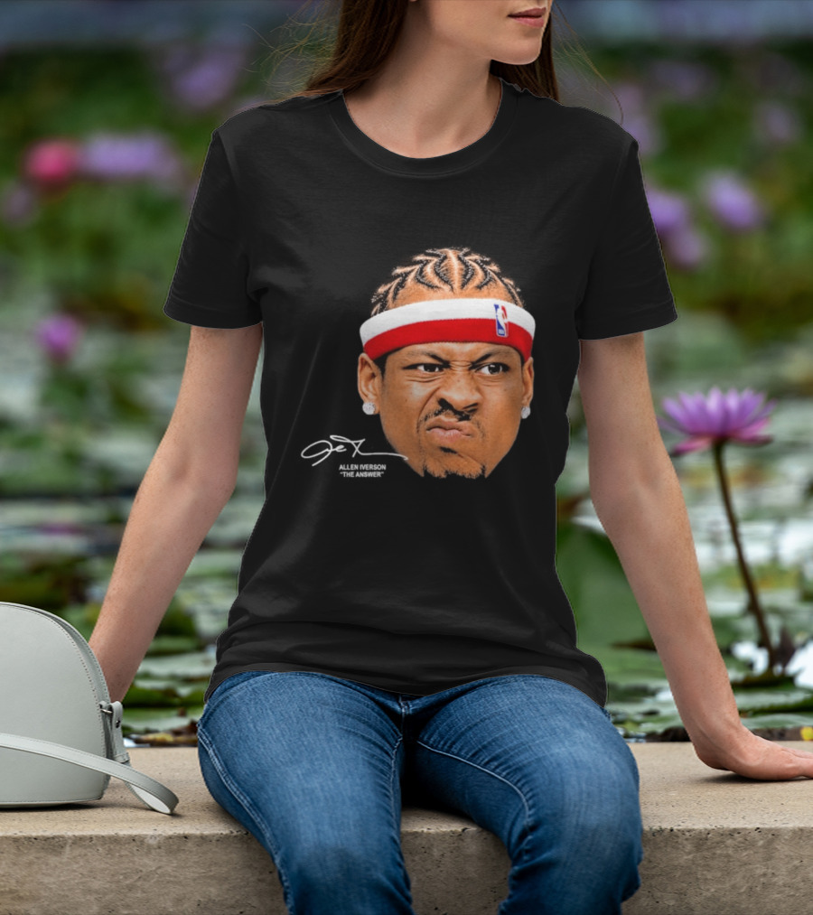 Allen Iverson The Answer NBA Headband T-Shirt