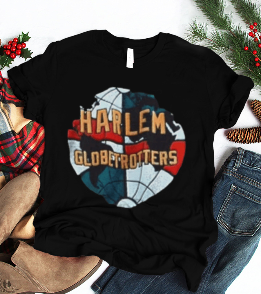 Harlem Globetrotters Basketball Globe T-Shirt