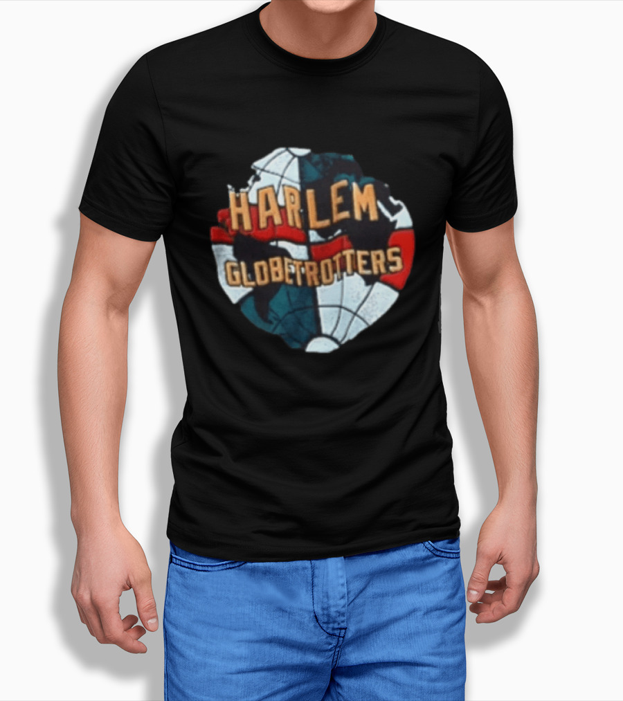 Harlem Globetrotters Basketball Globe T-Shirt