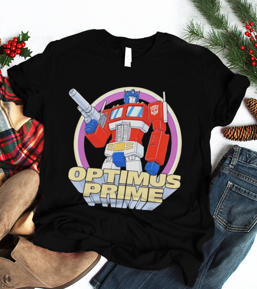 Optimus Prime Classic Animation Retro 80s T-Shirt