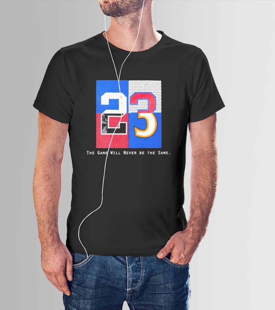 Shota Imanaga 23 The Game Will Never Be The Same Colorful Number Mashup T-Shirt