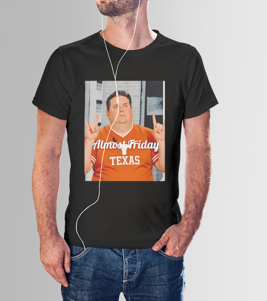 Almost Friday Texas Longhorn Hook 'EM T-Shirt