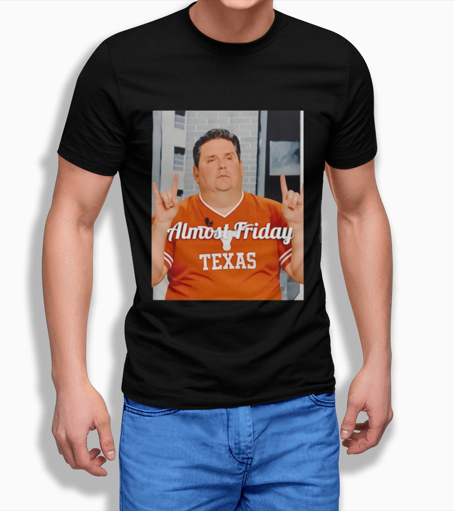 Almost Friday Texas Longhorn Hook 'EM T-Shirt