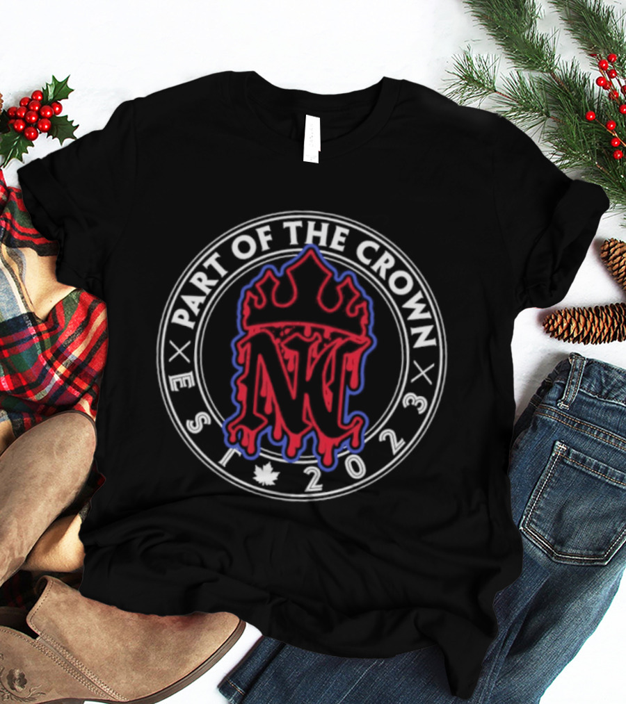 Part Of The Crown Est 2023 N Drip Streetwear T-Shirt