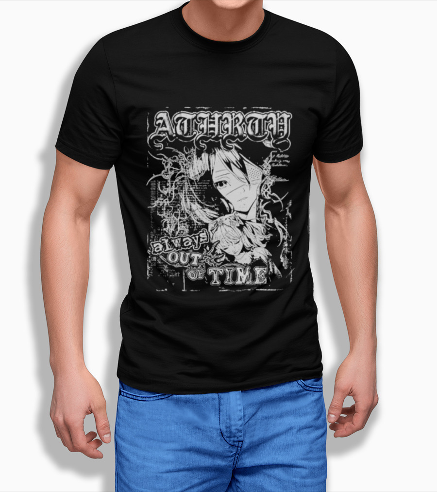 Atharty Always Out Of Time Anime Girl T-Shirt