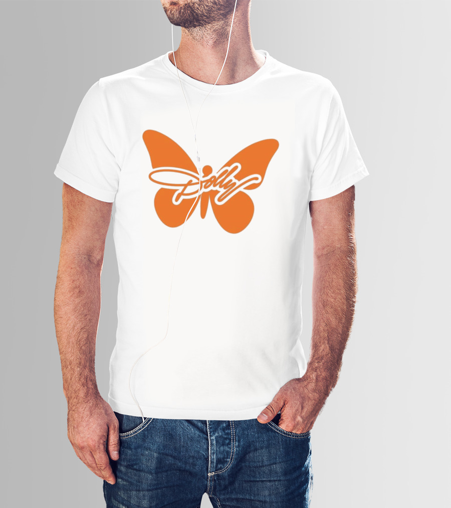 Dolly Parton Butterfly Orange Country Legend T-Shirt