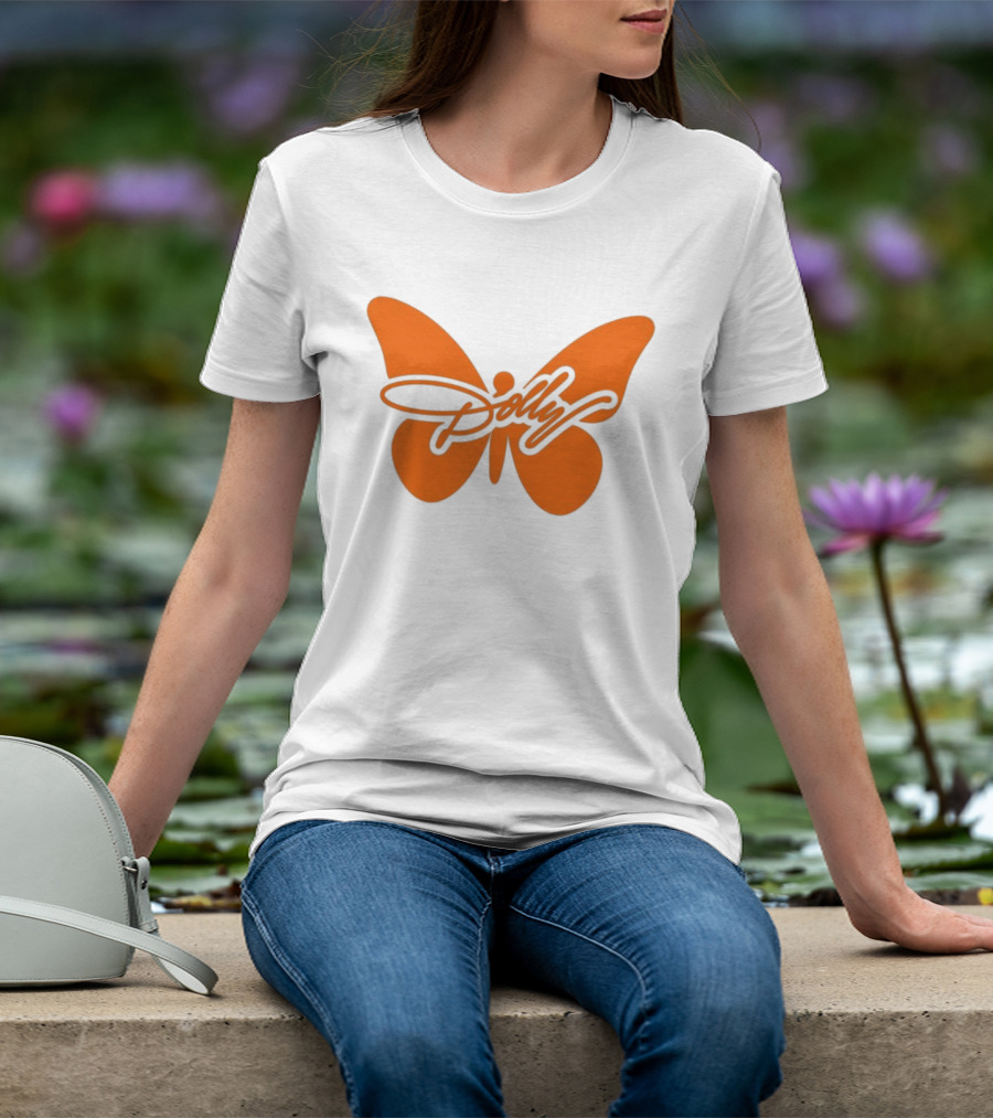 Dolly Parton Butterfly Orange Country Legend T-Shirt