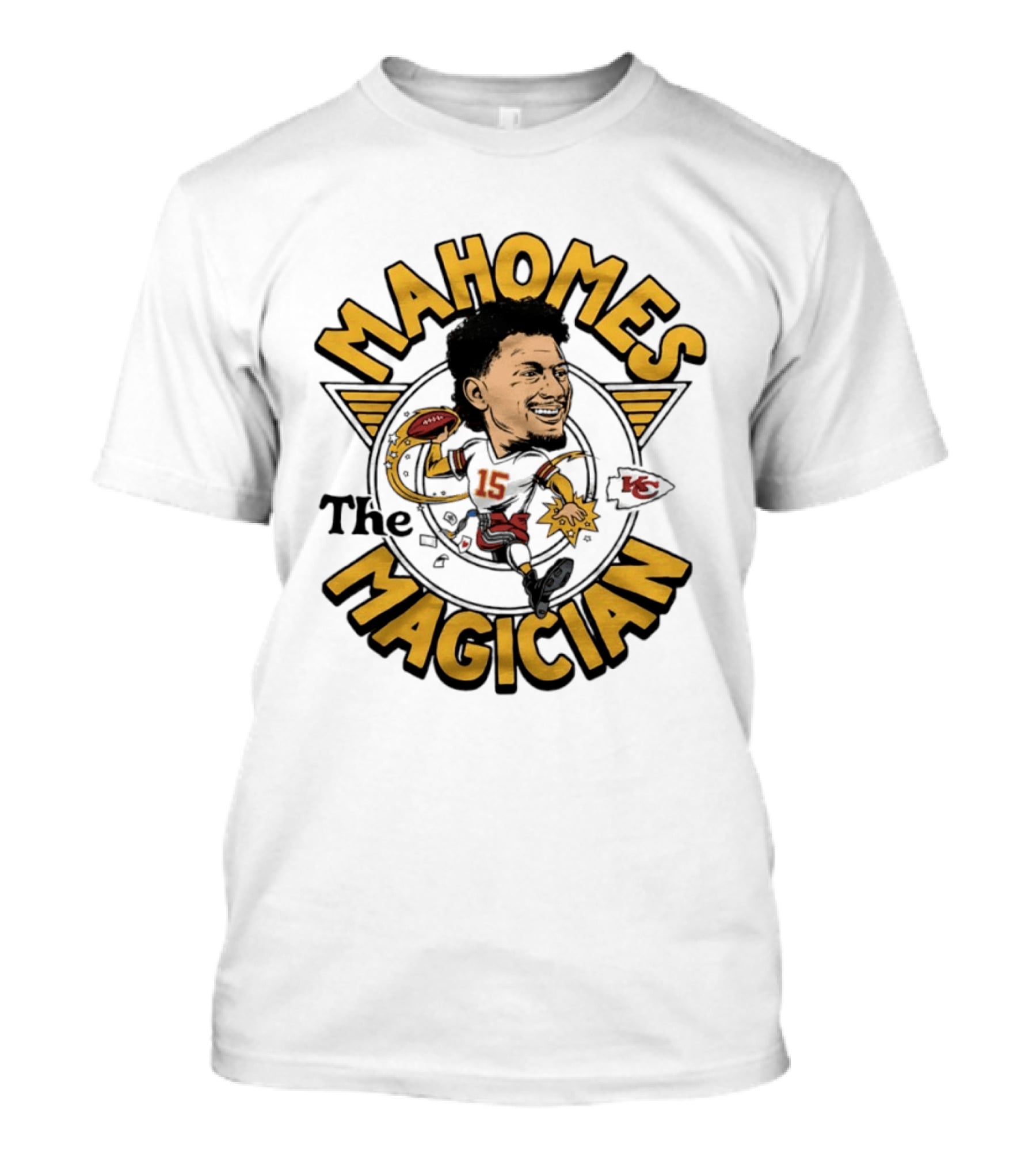 Mahomes Magician Kansas City Chiefs Caricature 15 T-Shirt
