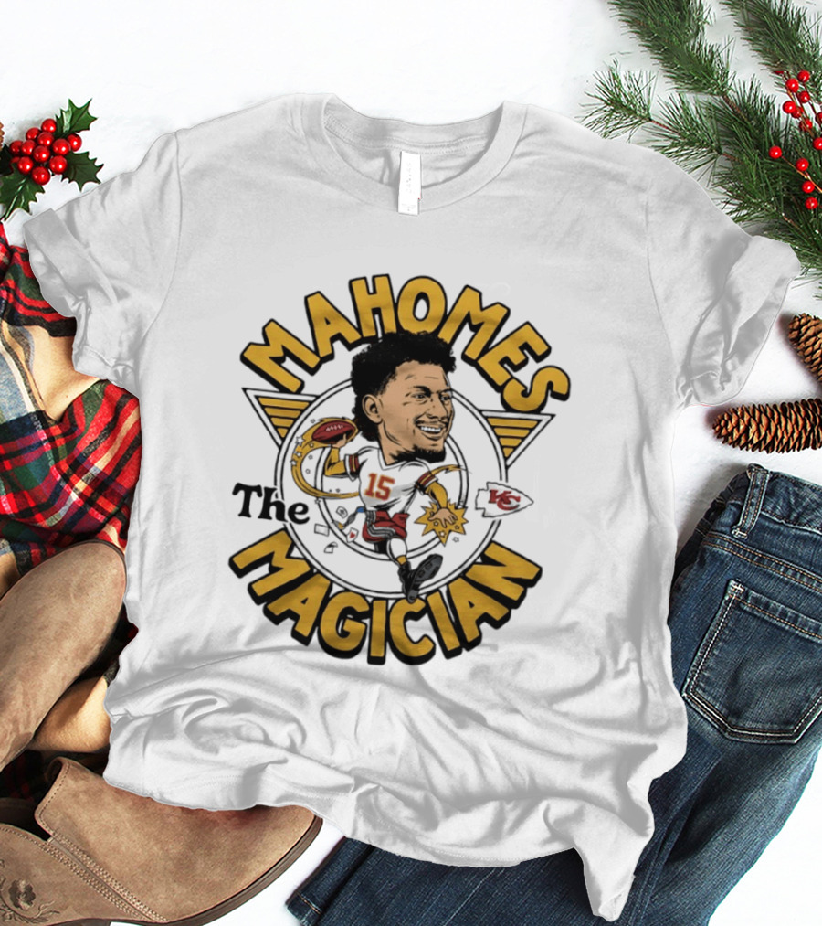 Mahomes Magician Kansas City Chiefs Caricature 15 T-Shirt