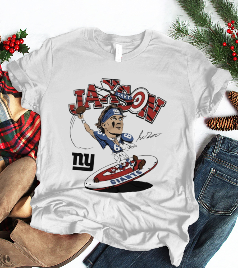 Jaxson New York Giants Football Caricature Ny Giants T-Shirt