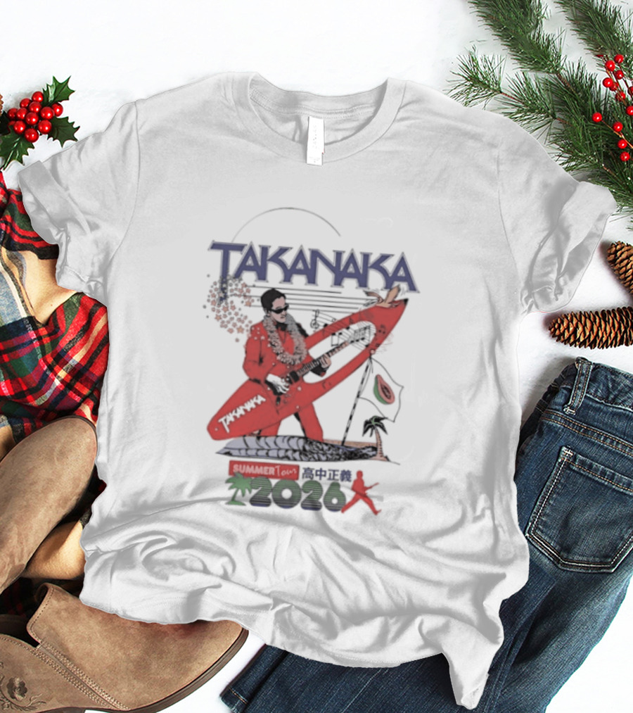 Takanaka Summer Tour 2026 Masayoshi Takanaka Guitar T-Shirt