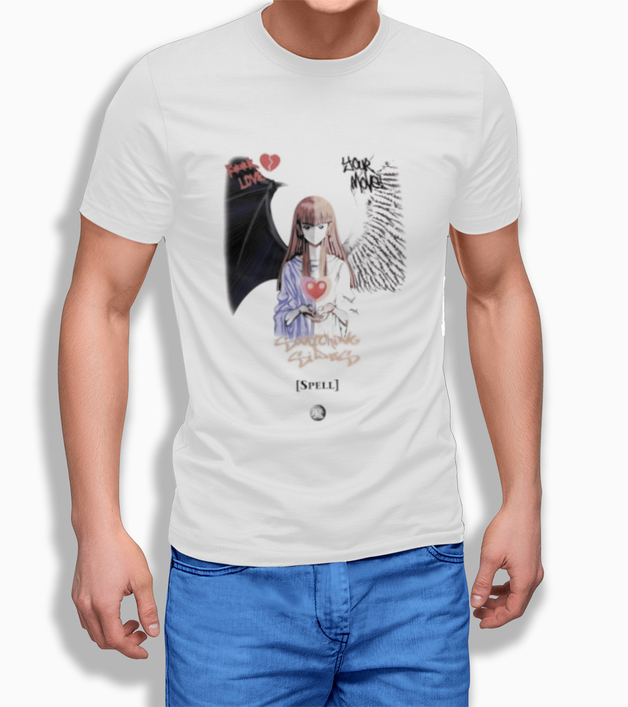 Yu Gi Oh Fuck Love Your Move Switching Sides Spell Dark Angel Heart T-Shirt