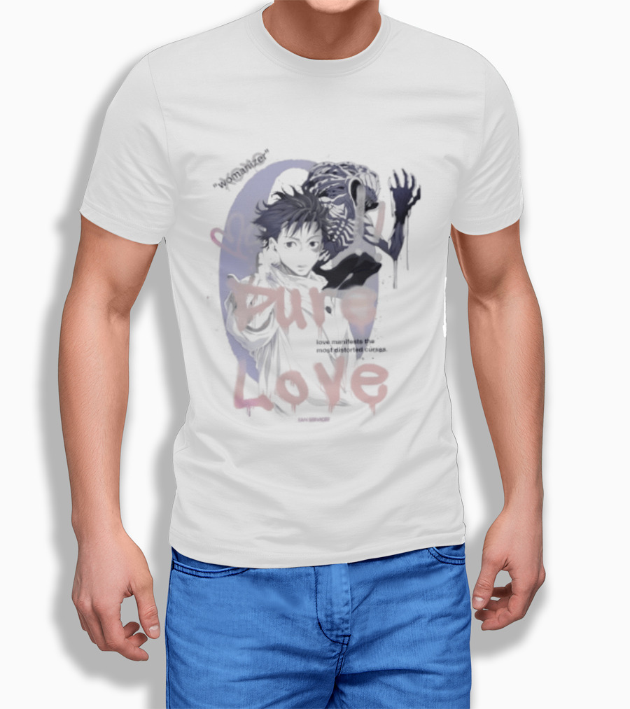Yuta Okkotsu Pure Love Manifests Distorted Curses Womanizer Service T-Shirt
