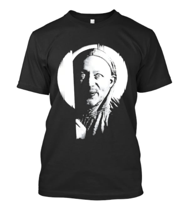 Brian Limond Curious Guy Face Sketch Circle T-Shirt
