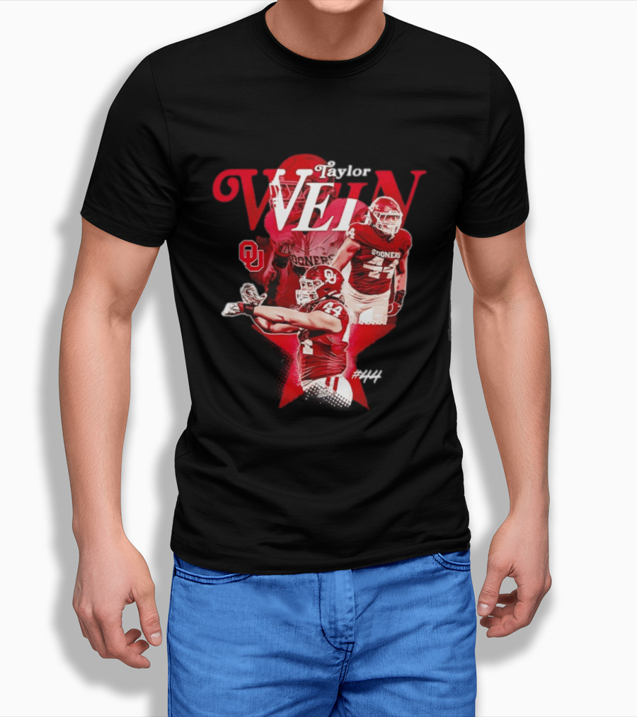 Taylor Wein Oklahoma Sooners Sooners Football OU 44 T-Shirt