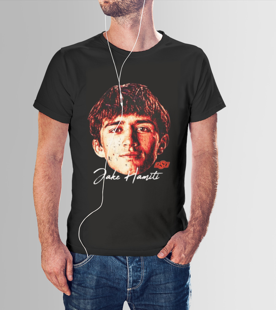 Jake Hamiti Oklahoma State Wrestling OSU Swag T-Shirt